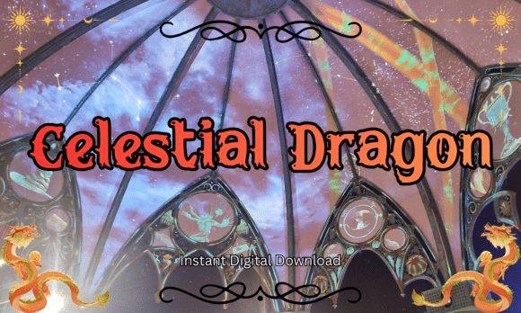 Celestial Dragon: A Bold Display Font for Fantasy Designs