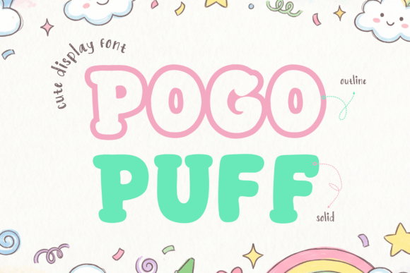 Discover Pogo Puff: A Typeface with Playful Duality