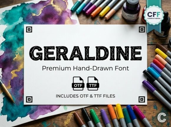 Geraldine Font: A Bold Display Typeface for High-Impact Design