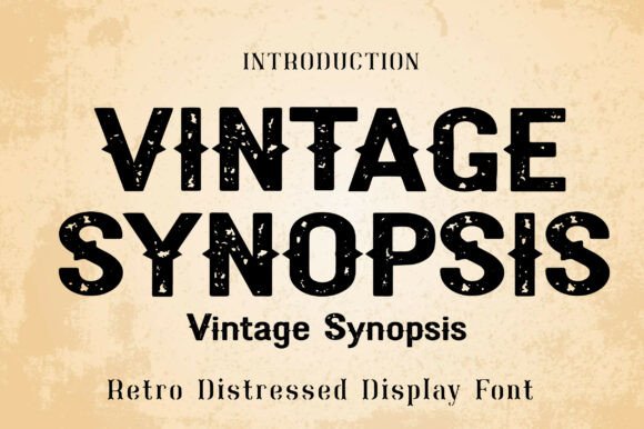 Vintage Synopsis: A Typeface Blending Nostalgia with Modern Creativity